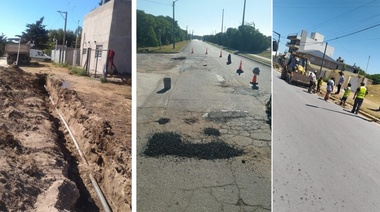 Quequén: se extiende la red de agua, aplican rapibach y realizan limpieza urbana