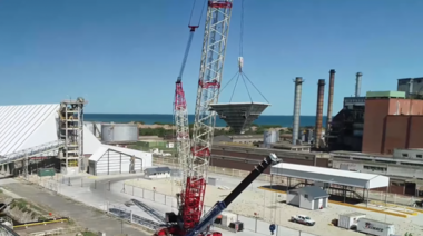 El Puerto comenzó a desmontar los restos de la Terminal de fertilizantes de Pier 12 colapsadas