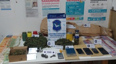 Otro operativo antinarcótico en Necochea: allanaron una casa con cocaína y bicicletas robadas