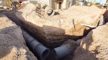Avanza el trabajo pluvial en Barrio Parque: ¿Cómo funciona?