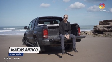Matías Antico debutó en su ciclo de TV destacando los paisajes necochenses
