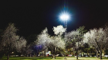 Destacan la llegada de luces led al paraje "La Negra"