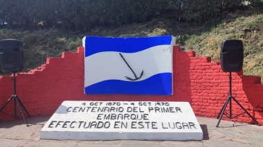 Realizan un homenaje a 152 años del primer embarque realizado en el Río Quequén
