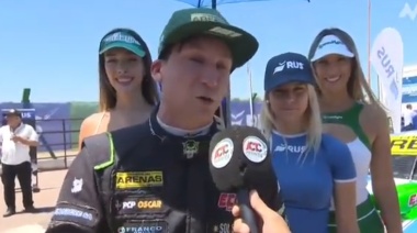 Franco De Benedictis hizo una gran carrera en La Pampa y se emocionó ante la televisión