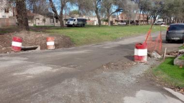Construyeron los pluviales de la avenida 58