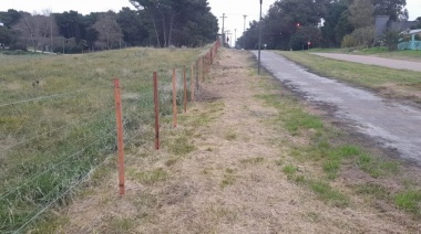 Diferentes voces luego de la instalación de alambrado en el Campo Scout