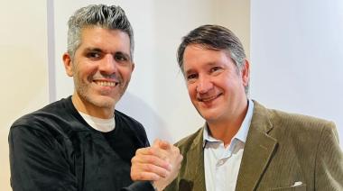 Maxi Delfino precandidato a intendente por la línea de Posse junto a Domínguez Yelpo