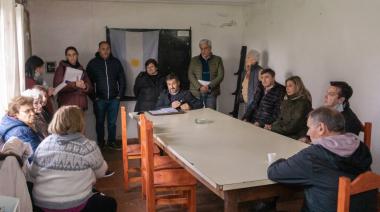El Intendente Rojas atendió reclamos de los vecinos en una nueva visita al Barrio 9 de Julio