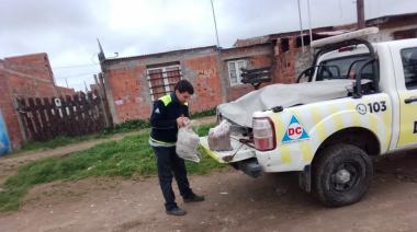 Asistencia municipal  a los damnificados por el temporal