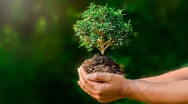 Conmemoraron el Día mundial del Arbol en San Cayetano