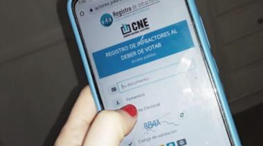 Quienes no votaron pueden realizar el trámite online para no quedar registrados como “infractores”