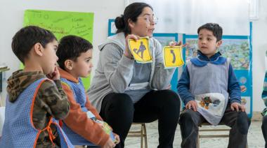 Educación vial para alumnos de Jardín en San Cayetano