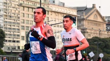 Nuevo récord necochense: Santibáñez destacado en la Media Maratón de Buenos Aires