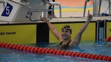Guadalupe Angiolini brilla con doble medalla dorada en competencia internacional de natación