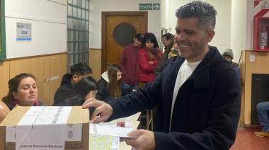Martín Domínguez Yelpo emitió su voto y mostró su alineamiento provincial