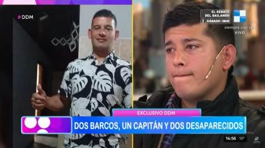 Familiares del marinero desaparecido llegaron a la TV nacional para apuntar al capitán y la justicia