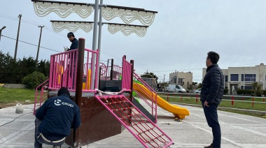 Cada día más lindas: avanzan las obras en plazas y el Parque