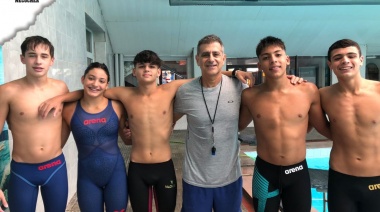 Nadadores necochenses parten a Buenos Aires a competir el nacional de Cadetes