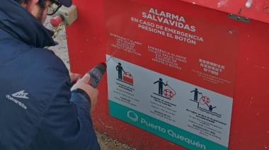 Instalan señalética nueva en el Puerto Quequén