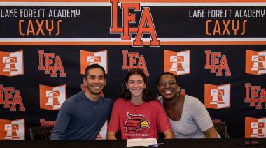 Emilia Sierra, la estrella del básquet necochense, firma beca completa en Wheeling University