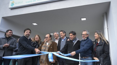 Kicillof junto a Intendente radical inauguró obras de salud: "Milei se borró"