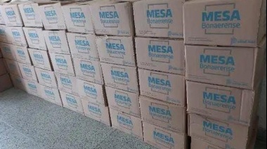 San Cayetano recibió de provincia más de 900 cajas de alimentos