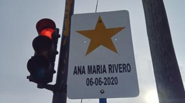 Justicia para Ana Rivero: Instalaron una estrella amarilla en el lugar de fatídico accidente