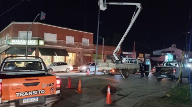 "La gente necesita que las luces estén reparadas y prendidas": Avanza el recambio de luminarias LED en Necochea