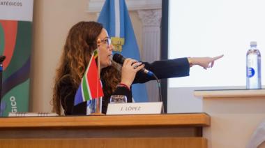 La Presidenta de Puerto Quequén, Jimena López, presente en el encuentro ‘Argentina y África’