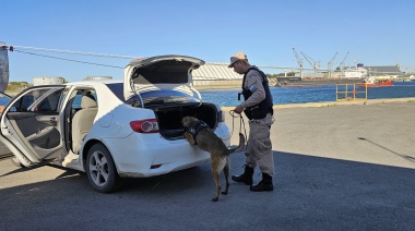 Inspecciones conjuntas en Puerto Quequén para prevenir el narcotráfico y el contrabando