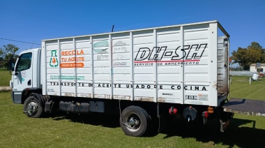 San Cayetano avanza con el reciclaje: Retiraron los primeros 200 litros de aceite de cocina usado