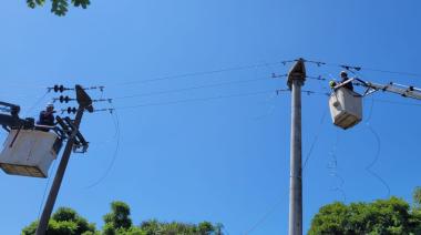 La Usina Popular Cooperativa refuerza el servicio eléctrico en la zona Barrio Parque