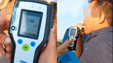 Irresponsabilidad total: Multado, inhabilitado y denunciado por manejar ebrio y sin documentación