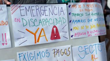 La angustia de la discapacidad se hizo oír en Necochea: urgen medidas ante la crisis