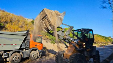 Pintura, mantenimiento y limpieza en Puerto Quequén tras el último temporal