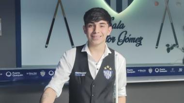 Billar en Necochea: Axel Acosta arrasó en el Open Individual y se llevó el título