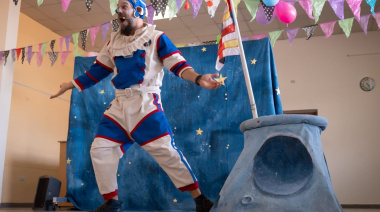 El Payaso Faina presenta su función inclusiva por primera vez en Necochea