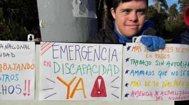 Convocan a una concentración en Necochea para exigir la sanción de la Ley de Emergencia en Discapacidad