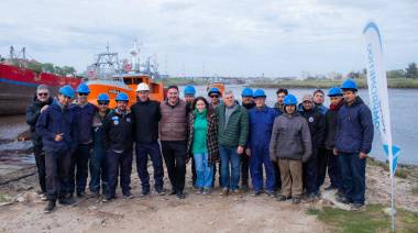Necochea celebró la botadura del buque artesanal 'RODA': un nuevo impulso para la industria pesquera