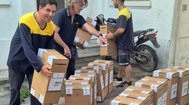 Llegaron las urnas a Necochea para las elecciones legislativas del 26 de octubre