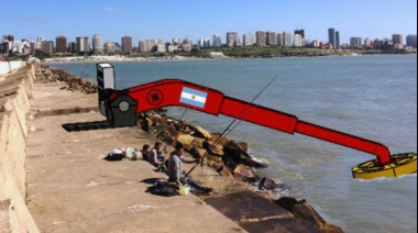 La energía undimotriz que pudo instalarse en Necochea finalmente se probará en Mar del Plata