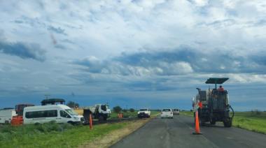 Reparan rutas cercanas a Necochea: avanzan en la 55 y pronto en la 227 y la 86