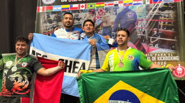 Doble campeón latinoamericano: un necochense brilló en el Panamericano WKF 2025