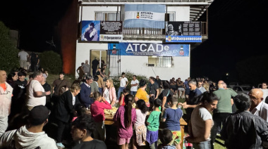 Vecinos y militantes participaron de un acto peronista en Quequén