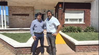 Diego Angeli asumió como nuevo delegado de La Dulce en un acto encabezado por el intendente Rojas