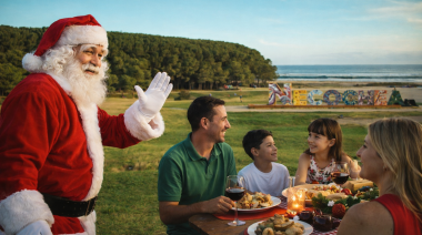A la hora de comer en Necochea, el clima también juega su partido estas fiestas