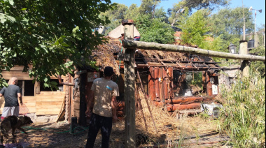 Incendio en Villa del Deportista: un vecino perdió su casa y necesita ayuda para reconstruirla