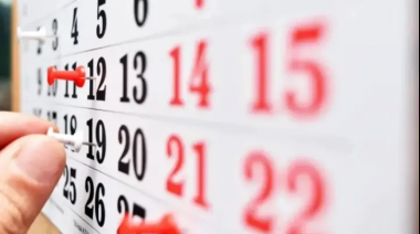 Calendario 2026: cuántos feriados y fines de semana largos habrá este año