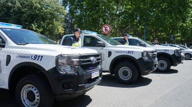 Necochea sumó 3 nuevos patrulleros adquiridos con fondos provinciales
