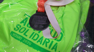 Marea verde solidaria en Necochea: Actitud Solidaria ya superó los 600 anotados y presentó su remera 2026